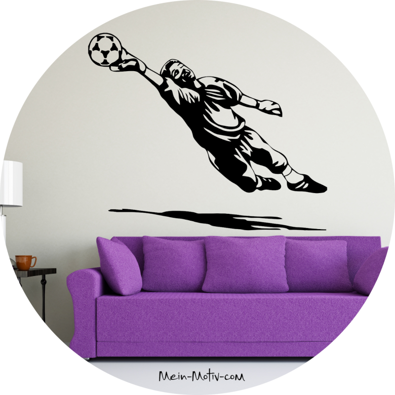 Preview: Wandtattoo 10010 Fussball Torwart